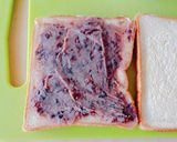 お花見☆甘夏チーズあんバターホットサンド作り方3写真