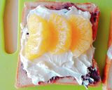 お花見☆甘夏チーズあんバターホットサンド作り方5写真
