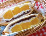 お花見☆甘夏チーズあんバターホットサンド作り方9写真