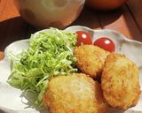 揚げ物にはコレ！千切りキャベツ大葉作り方4写真