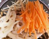 豚肉と味噌でこっくりおかずキンピラ作り方1写真