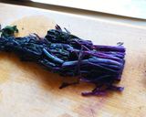 紅法師(赤軸みず菜)のナムル作り方2写真