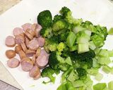 米粉でブロッコリーのお好み焼き作り方3写真