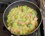 米粉でブロッコリーのお好み焼き作り方5写真