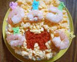 ☆ケーキ道具を活用☆3段重ねの寿司ケーキ作り方29写真