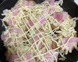 椎茸の甘辛ベーコンチーズ焼き作り方3写真