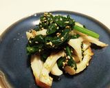 レンジで簡単！ほうれん草とちくわのナムル作り方4写真