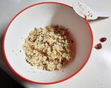 梅干しと塩昆布とプチプチ白ごまのおにぎり作り方2写真