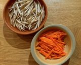 和食の定番♩豚肉入りきんぴらごぼう作り方1写真