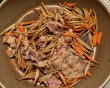 和食の定番♩豚肉入りきんぴらごぼう作り方3写真