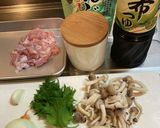 ワンパン鶏しめじパスタ作り方1写真