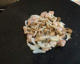 ワンパン鶏しめじパスタ作り方3写真
