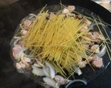 ワンパン鶏しめじパスタ作り方4写真