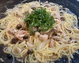 ワンパン鶏しめじパスタ作り方6写真