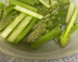 アスパラきのこポークビッツのにんにく炒め作り方1写真