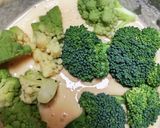 旬の野菜達に美味しい衣を漬けたフリッター作り方4写真