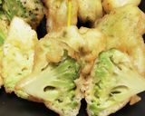 旬の野菜達に美味しい衣を漬けたフリッター作り方6写真