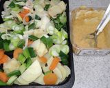 野菜の味噌マヨ焼き作り方2写真
