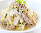 皆大好きな【ナポリ風ジェノベーゼパスタ】作り方4写真