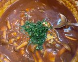 きのこ入り煮込みハンバーグ作り方8写真