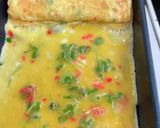 簡単！美味しい〜紅生姜と豆苗のたまご焼き作り方3写真