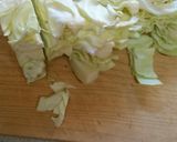 キャベツとえのきのワンポットパスタ作り方1写真