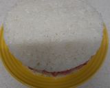 ☆ケーキ道具を活用☆3段重ねの寿司ケーキ作り方25写真