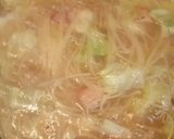 キャベツとえのきのワンポットパスタ作り方4写真