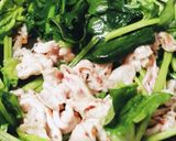 豚肉とほうれん草ピリ辛みそ炒め★お弁当作り方6写真