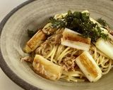 【ツナ缶で作る】和風焼き葱パスタ作り方5写真