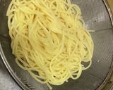 豚バラきゃべつの胡麻ピーナツパスタ作り方2写真