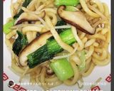 チンゲン菜のオイスター醤油焼きうどん♪作り方27写真