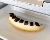 未完熟が美味♪カリとろ焼きチョコバナナ作り方2写真