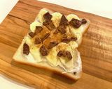 【簡単】チョコとバナナの甘いホットサンド作り方4写真