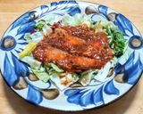 タラのムニエルにチリソースをかけて作り方8写真