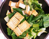 青梗菜と厚揚げのオイスターソース炒め作り方4写真
