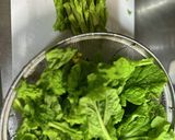 菜の花とベーコンのシーザーサラダ作り方1写真