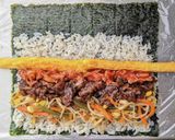 市販ナムルで簡単キンパ♡作り方4写真