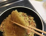 米粉で作る大阪のおばちゃんモダン焼き作り方14写真