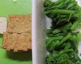 丼にも♪美味♪菜の花と厚揚げの卵とじ作り方1写真