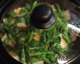 丼にも♪美味♪菜の花と厚揚げの卵とじ作り方4写真