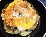 米粉で作る大阪のおばちゃんモダン焼き作り方17写真
