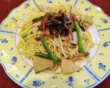 つくしと菜花とアサリの春パスタ作り方8写真
