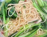 お手軽ワンパン小松菜バターコンソメパスタ作り方9写真