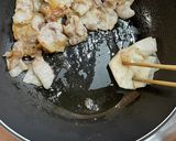 糖質オフ♪にんにくの芽入豚キムチ焼きそば作り方13写真