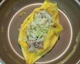 豚キャベもやしのとん平焼き作り方5写真