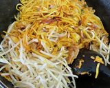 糖質オフ♪にんにくの芽入豚キムチ焼きそば作り方19写真