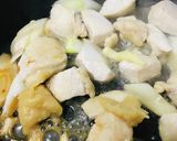 鶏肉と長ネギの白味噌炒め作り方3写真
