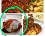 チーズＩＮチーズＯＮデミグラスハンバーグ作り方6写真