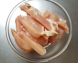 鶏胸肉とごぼうの甘辛炒め作り方1写真